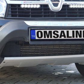 Omsa Dacia Duster 2010-2017 Gri Difüzör Ön Tampon Plaka Altı