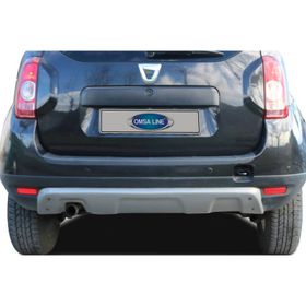 Omsa Dacia Duster 2010-2018 Gri Plastik Difüzör Arka Tampon Altı