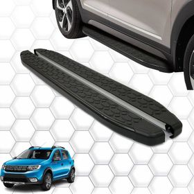 Omsa Dacia Sandero Stepway Blackline Siyah 2012-2020 Arası Yan Basamak