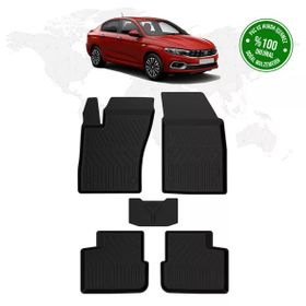 Omsa Fiat Egea Sedan 4D Siyah 2016 ve Sonrası Havuzlu Paspas