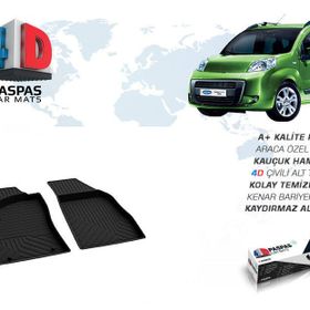 Omsa Fiat Fiorino 4D Siyah Ön 2 Parça 2008 ve Sonrası Paspas