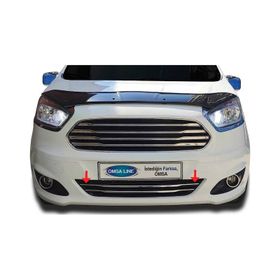 Omsa Ford Courier 2014-2017 2 Parça Krom Ön Tampon Çıtası