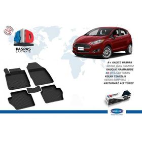 Omsa Ford Fiesta 4D Siyah 2009-2015 Arası Havuzlu Paspas