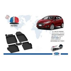 Omsa Ford Fiesta 4D Siyah 2009-2015 Arası Havuzlu Paspas
