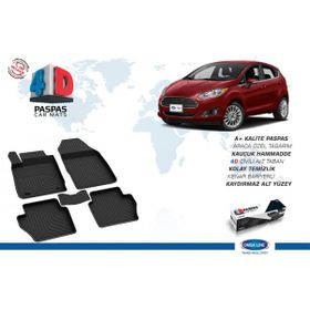 Omsa Ford Fiesta 4D Siyah 2009-2015 Arası Havuzlu Paspas