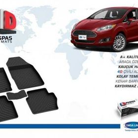 Omsa Ford Fiesta 4D Siyah 2009-2015 Arası Havuzlu Paspas