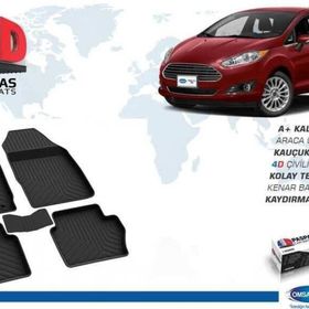 Omsa Ford Fiesta 4D Siyah 2009-2015 Arası Havuzlu Paspas