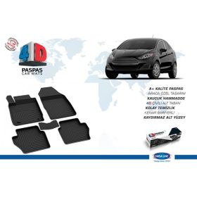 Omsa Ford Fiesta 7 4D Siyah 2018 ve Sonrası Havuzlu Paspas