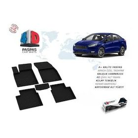 Omsa Ford Focus 4 4D Siyah 2018 ve Sonrası Havuzlu Paspas