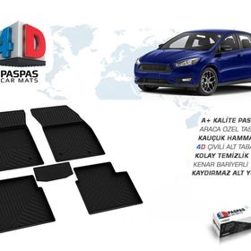 Omsa Ford Focus 4 4D Siyah 2018 ve Sonrası Havuzlu Paspas