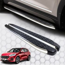 Omsa Ford Kuga 3 Blackline Krom 2020 ve Sonrası Yan Basamak