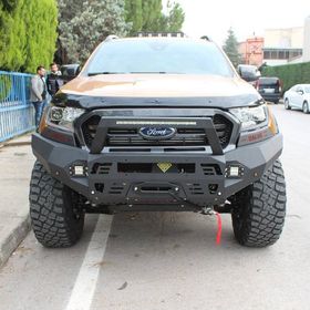 Omsa Ford Ranger Dakar 2011-2015 Arası Sensörlü Çelik Ön Tampon