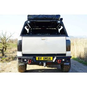 Omsa Ford Ranger Dakar V2 2011 ve Sonrası Sensörlü Çelik Arka Tampon