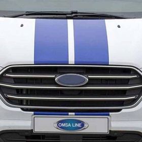 Omsa Ford Transit Tourneo Custom 4 Parça 2018 ve Sonrası Krom Ön Panjur Çerçevesi