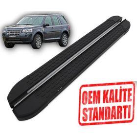 Omsa Freelander 2006 2010 Araca Özel Nevada Siyah Yan Basamak