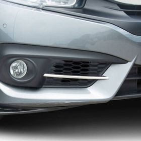 Omsa Honda Civic FC5 2016-2021 2 Parça Krom Sis Far Çıtası