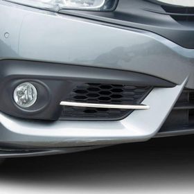 Omsa Honda Civic FC5 2016-2021 2 Parça Krom Sis Far Çıtası