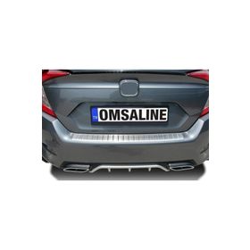 Omsa Honda Civic FC5 2016-2021 Arası Taşlı Krom Arka Tampon Eşiği