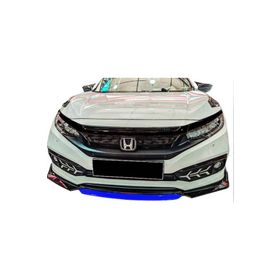 Omsa Honda Civic Fc5 Abs 2016 ve Sonrası Piano Mavi Flaplı Ön Tampon Lip