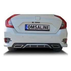 Omsa Honda Civic FC5 Arka Çift Renk 2016-2021 Arası Difüzör