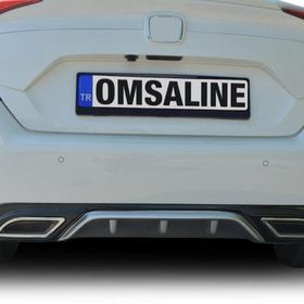 Omsa Honda Civic FC5 Arka Çift Renk 2016-2021 Arası Difüzör