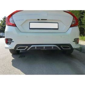 Omsa Honda Civic FC5 Arka Çift Renk 2016-2021 Arası Difüzör