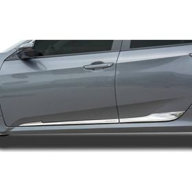 Omsa Honda Civic FC5 Krom 4 Parça 2016-2021 Arası Yan Kapı Çıtası