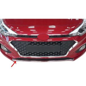 Omsa Hyundai i20 HB 2018-2020 Krom Ön Tampon Alt Çıta