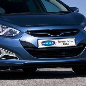 Omsa Hyundai i40 SW 2011 ve Sonrası 2 Parça Krom Sis Farı Çerçevesi