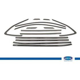 Omsa Hyundai Tucson Siyah 14 Parça 2015 ve Sonrası Krom Cam Çerçevesi