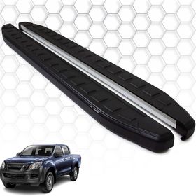 Omsa Isuzu D-Max Proside Siyah 2005-2012 Arası Yan Basamak