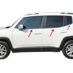 Omsa Jeep Renegade Krom 6 Parça 2014 ve Sonrası Cam Çıtası