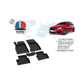 Omsa Mercedes B Class W246 4D Siyah 2012 ve Sonrası Havuzlu Paspas