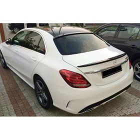 Omsa Mercedes C Class W205 2014-2021 Piano Black Plastik Spoiler