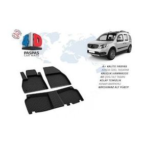 Omsa Mercedes Citan 4D Siyah 2008 ve Sonrası Havuzlu Paspas