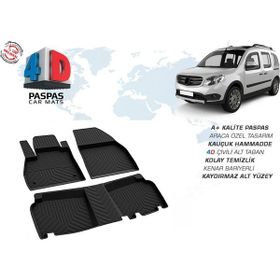 Omsa Mercedes Citan 4D Siyah 2008 ve Sonrası Havuzlu Paspas
