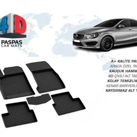 Omsa Mercedes Cla Class W117 4D Siyah 2013 ve Sonrası Havuzlu Paspas
