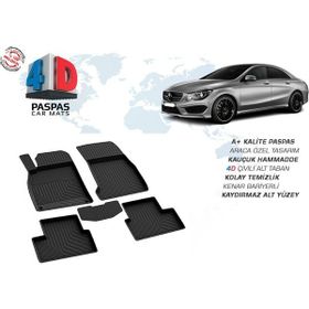 Omsa Mercedes Cla Class W117 4D Siyah 2013 ve Sonrası Havuzlu Paspas