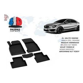 Omsa Mercedes Cla Class W117 4D Siyah 2013 ve Sonrası Havuzlu Paspas