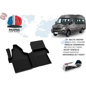 Omsa Mercedes Sprinter 4D Siyah Ön Çift Koltuk 2006-2017 Arası Havuzlu Paspas