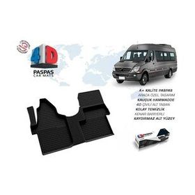 Omsa Mercedes Sprinter 4D Siyah Ön Tek Koltuk 2006-2017 Arası Havuzlu Paspas