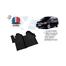 Omsa Mercedes Viano 4D Siyah 2003-2015 Arası Havuzlu Paspas
