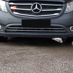 Omsa Mercedes Vito W447 2014 ve Sonrası Krom Ön Tampon Çıtası
