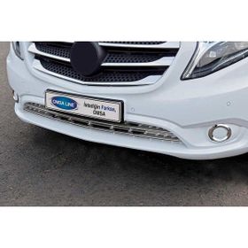 Omsa Mercedes Vito W447 2014 ve Sonrası Tırtıklı Krom Ön Tampon Çıtası