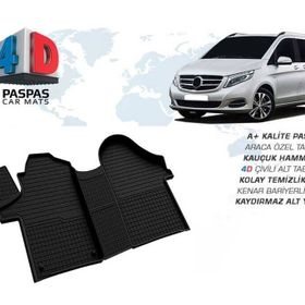Omsa Mercedes Vito W447 4D Siyah 2015 ve Sonrası Havuzlu Paspas