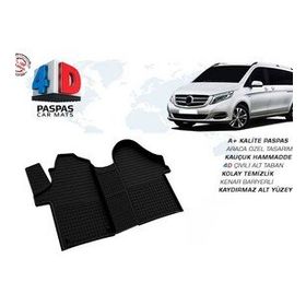 Omsa Mercedes Vito W447 4D Siyah 2015 ve Sonrası Havuzlu Paspas
