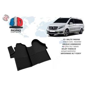Omsa Mercedes Vito W447 4D Siyah 2015 ve Sonrası Havuzlu Paspas