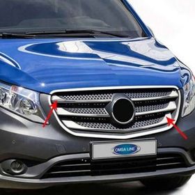 Omsa Mercedes Vito W447 5 Parça 2019 ve Sonrası Krom Ön Panjur