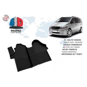 Omsa Mercedes Vito W639 4D Siyah 2003-2015 Arası Havuzlu Paspas