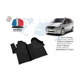 Omsa Mercedes Vito W639 4D Siyah 2003-2015 Arası Havuzlu Paspas